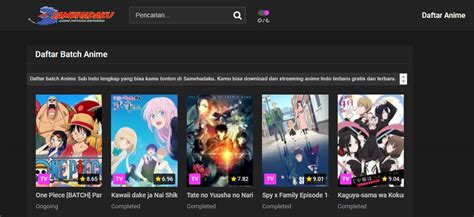 10 Rekomendasi Situs Download Anime Batch Sub Indo