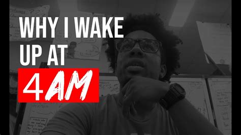 Why I Wake Up At 4am Everyday For School Youtube