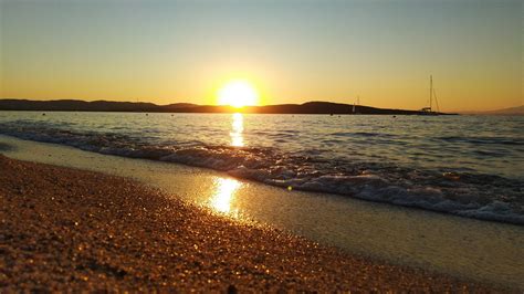 Sardinia Beach And Sand During Sunset 4k Hd Nature