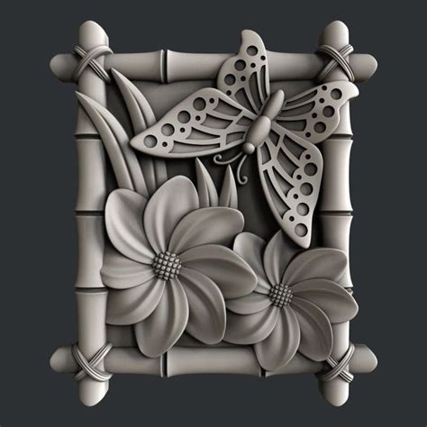 3d Stl Models For Cnc Router Butterfly Etsy Cnc Wood Carving Stl