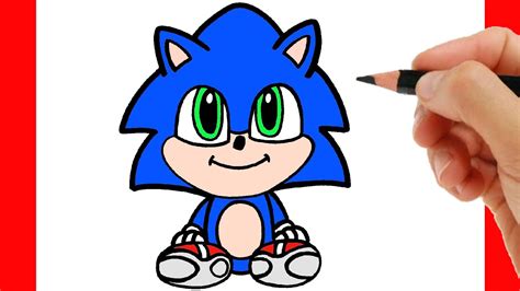 How To Draw Sonic How To Draw Baby Sonic Easy