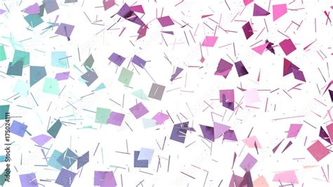 Abstract Simple Blue Pink Low Poly 3d Split Surface As Elegant