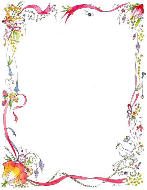 Hd Border Design Image Flowers Desktop Wallpaper Flower Border