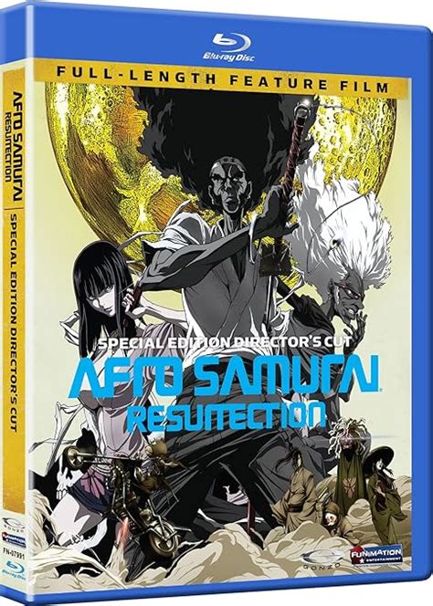 Afro Samurai Resurrection Directors Cut Blu Ray Samuel L Jackson Lucy Liu