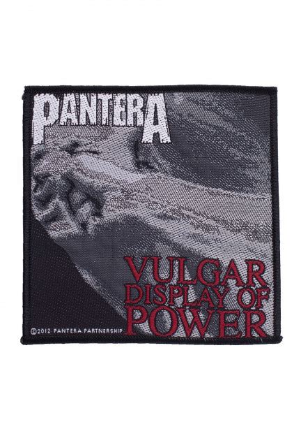 Pantera Vulgar Display Of Power Patch Impericon En