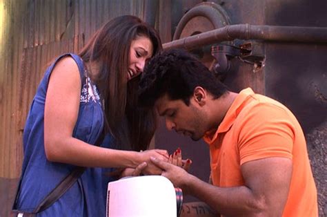 bigg boss 7 gauhar khan and kushal tandon on camera romance chinki pinki