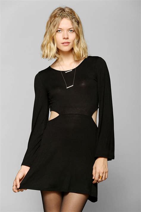 (urbn) is a multinational lifestyle retail corporation headquartered in philadelphia, pennsylvania. Neon Moon Angel-Sleeve Cutout Dress - Urban Outfitters ...