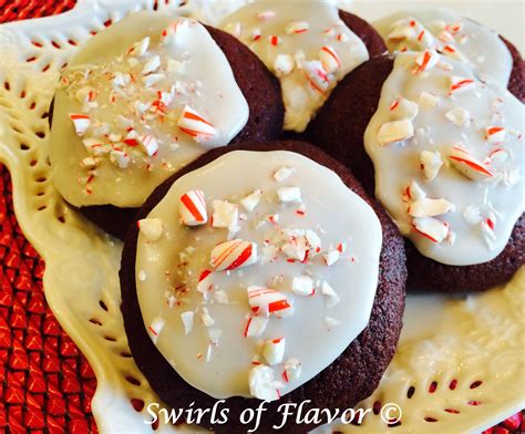 Peppermint Crunch Red Velvet Cookies Swirls Of Flavor