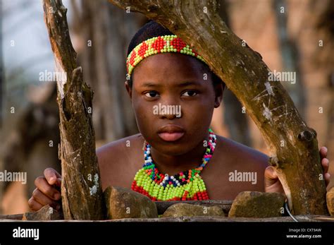Zulu Girl Portrait Film Set Of Shakazulu Shakaland Kwazulu Natal