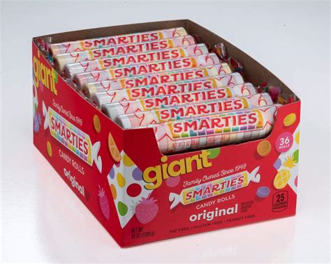 Buy Smarties Candy Rolls Giant 34 Ounce Counter Top Box 36 Count Online At Desertcart Australia