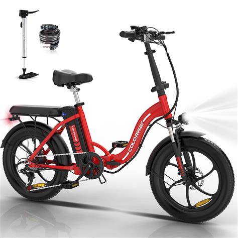 Colorway 20x30 Fat Tire Electric Bike 112ah36v500w E Bike 7