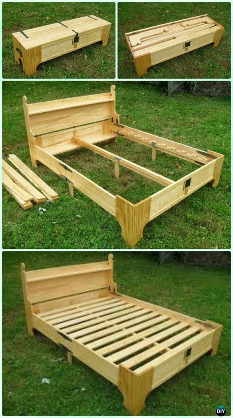 Bunk beds have been popular for decades as a means of creating more space in a bunk bed reviews. DIY Space Saving Bed Frame Design Free Plans Instructions