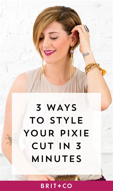 Save This Beauty Tutorial To Learn How To Style Your Short Pixie Cut 3