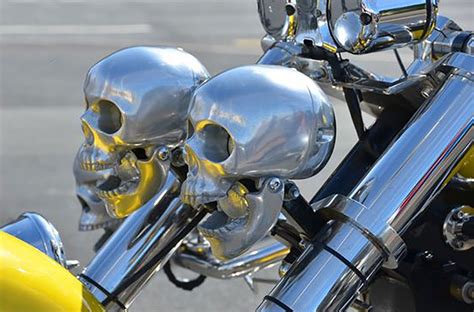 Picture For Category Skull Headlights Custom Motorcycle Parts Custom