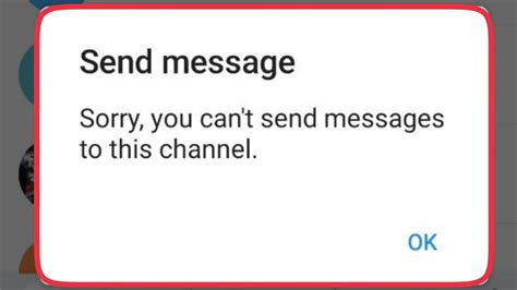 How To Fix Sorry You Cant Send Messages To This Channel In Telegram