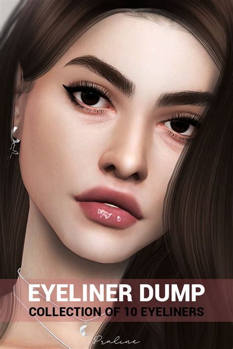 10 Eyeliners Dump Collection At Praline Sims Sims 4 Updates