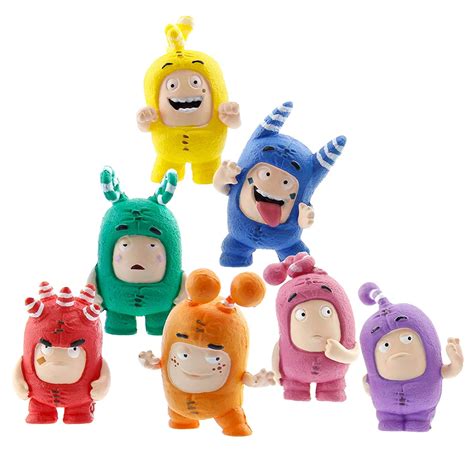 Toys And Hobbies Slick And Pogo Set Of 4 Figures Cartoon Character Oddbods