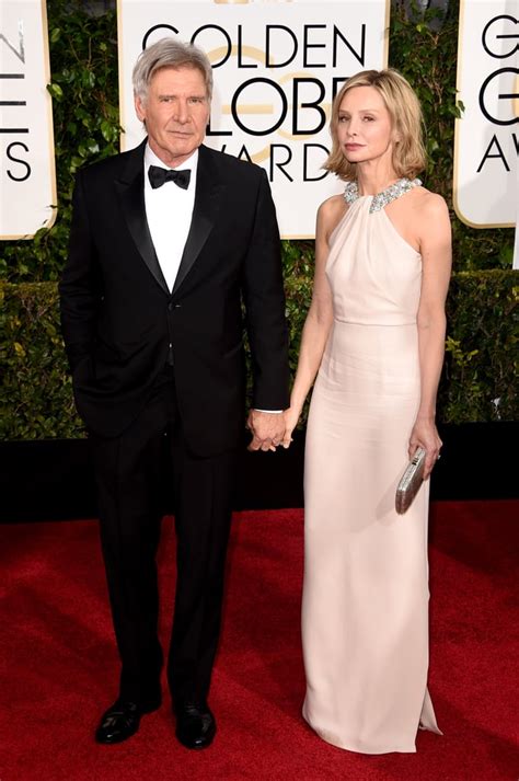 Harrison Ford And Calista Flockhart Celebrities On The Golden Globes