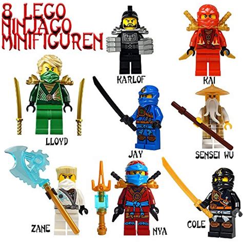 Buy Lego Ninjago Minifigur Karlof Lloyd Jay Kai Sensei Wu