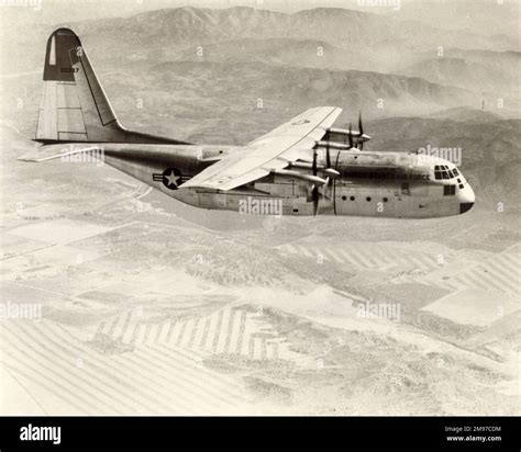 The Second Prototype Lockheed Yc 130 Lo Hercules 53 3397 Stock Photo