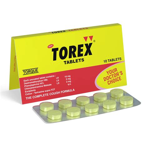 Torex Tablet Tablets Torque Pharma