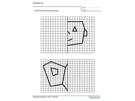Exercices de mathématique classés par classe. Géométrie ce2 a imprimer - Ti bank