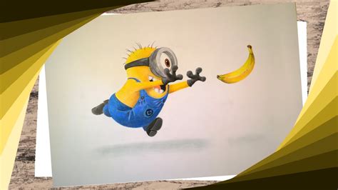 Bananaaaa Minion Speed Drawing Obibi Youtube