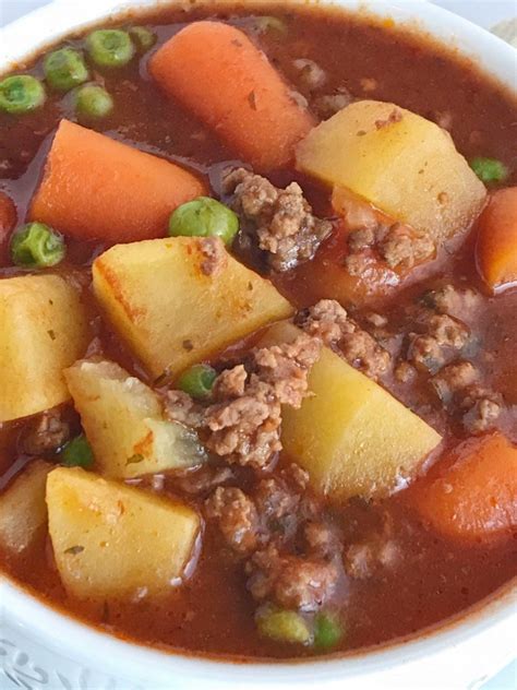 These recipes will work with any ground meat, like chicken, turkey, bison, or venison. Slow Cooker Hearty Ground Beef Stew - Together as Family