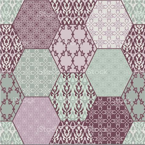 Pink Seamless Patternwith Oriental Motif Stock Illustration Download