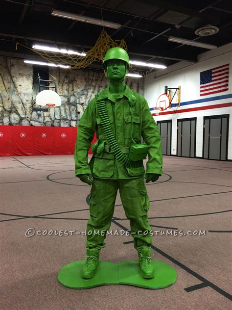 Diy Halloween Costume Idea A Plastic Toy Soldier Comes To Life Toy