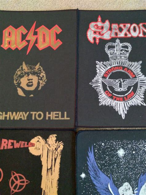 Vintage Rock And Metal Band Large Patches Unused New Old Stock Etsy