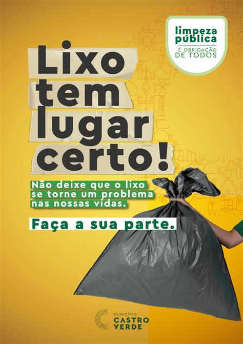 Lixo Tem Lugar Certo Castro Verde promove Campanha de Sensibilização