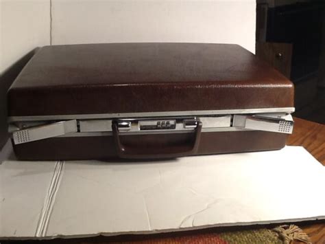 Vintage Samsonite Briefcase Brief Case Combination Lock Ebay