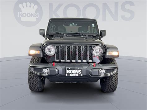 2021 Jeep Wrangler Unlimited Rubicon 3319 Miles Black Clearcoat Used