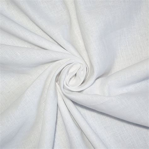 Lightweight Linen White Linen Pure 100 Linen Fabric 150 Etsy