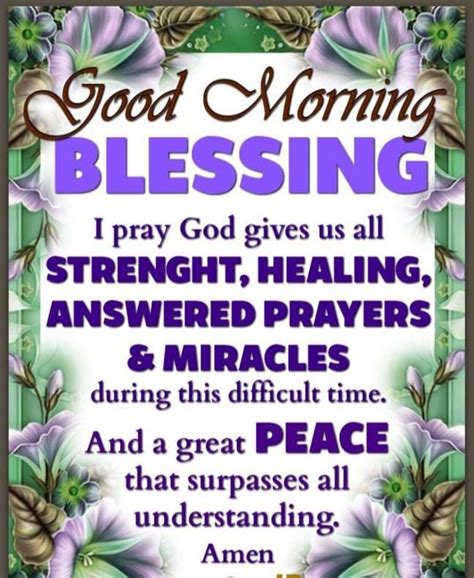 A Good Morning Blessing Pictures Photos And Images For Facebook