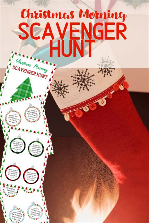 Christmas Present Scavenger Hunt Printable Cards Views From A Step Stool