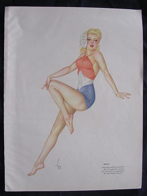 Varga Pin Up Girl Esquire Magazine 1944 From Molotov On Ruby Lane