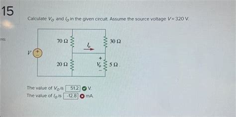 Solved Calculate V And I In The Given Circuit Assume The Chegg