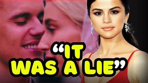 Selena Gomez Thinks Justin Bieber And Hailey Bieber Wedding Was Public Stunt Youtube