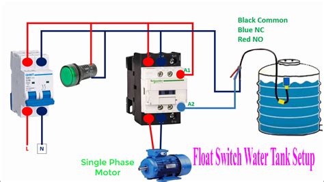 Water Tank Float Switch Wiring Diagram