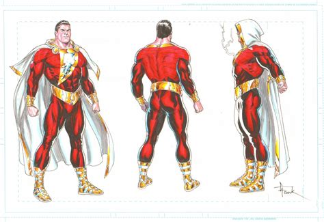 Shazam New Turnaround By Gary Frank In Chris Nordeen S Commissions And Misc Comic Art