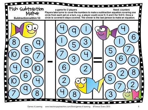 Math bingo is an excellent way to test and practice your students math skills. Subtraction | Subtraction, Math board games, Subtraction games