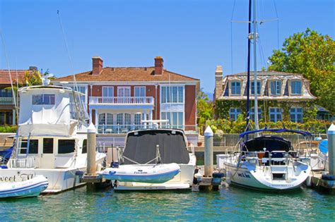 Newport Beach Bayfront Homes For Sale With Boat Slip Attached