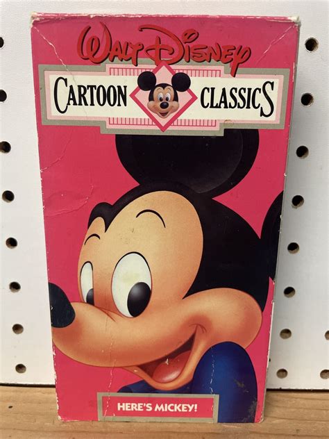Walt Disney Cartoon Classics V 1 Heres Mickey Vhs 1991