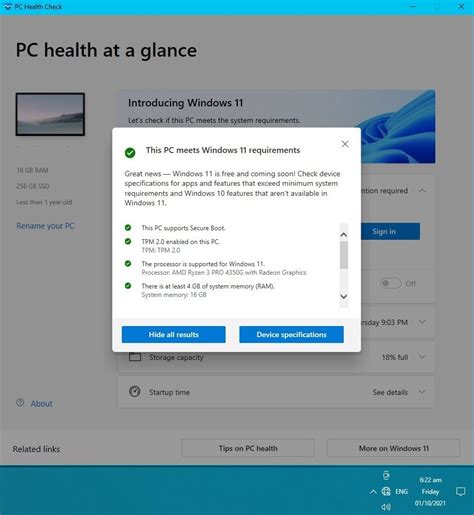 My Windows 11 Compatibility Check Up Avianquests