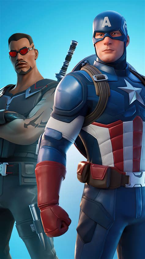 396555 Wallpaper Marvel Fortnite Captain America Blade Ghost