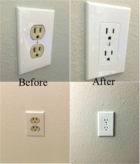 Easy Electrical Outlet Cover Tip To Fix Mismatched Electrical Outlets