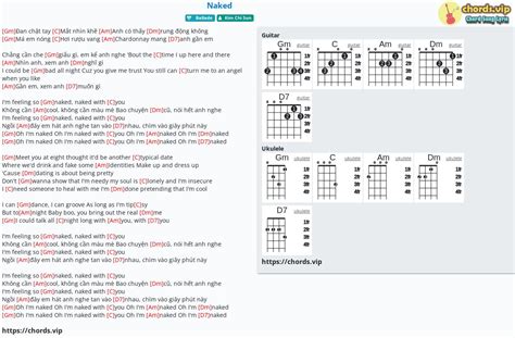Chord Naked Tab Song Lyric Sheet Guitar Ukulele Chords Vip