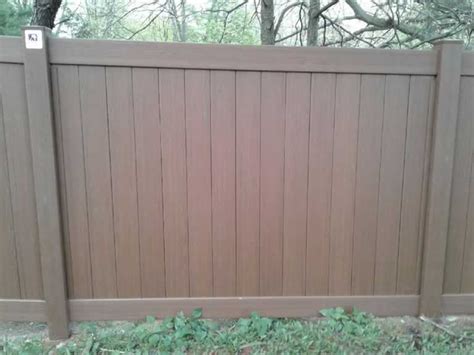 Embossed Woodgrain Vinyl Fences And Gates Liberty Fence And Railing